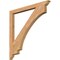 Ekena Millwork Imperial Traditional Smooth Bracket, Western Red Cedar, 3 1/2"W x 48"D x 48"H BKT04X48X48IMP01SWR - alternate 1